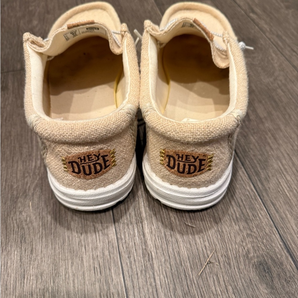Hey Dude Beige Slip-On Shoes - Picture 2 of 4